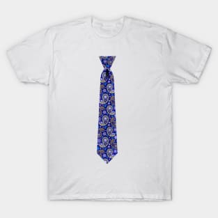 Blue Paisley Tie T-Shirt